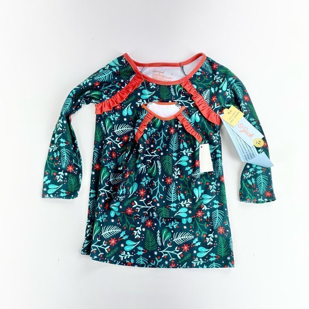 Cat & Jack Christmas pajama nightgown 2T